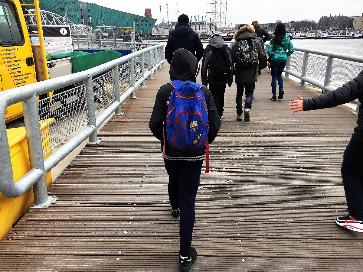 KSD2018-8e-groepers op weg naar NEMO - Het Scheepvaartmuseum