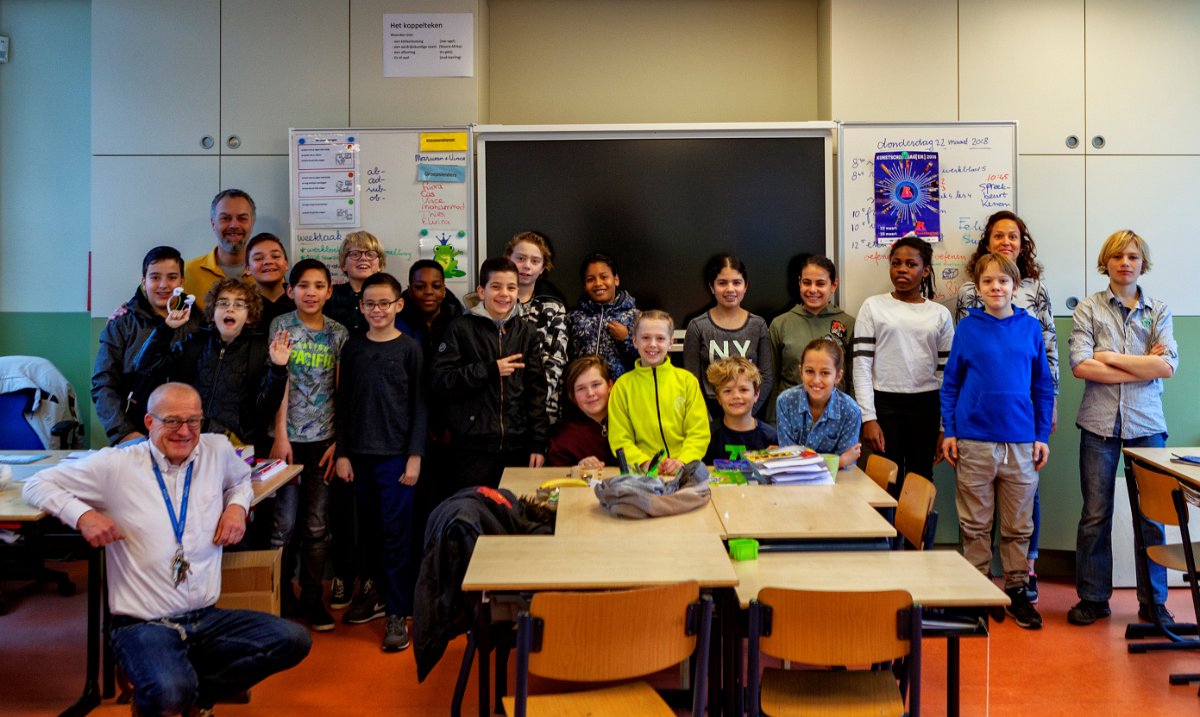 KSD2018-Frankendaelschool klaar voor Kunstschooldag[en] 2018 - Huub Zeeman