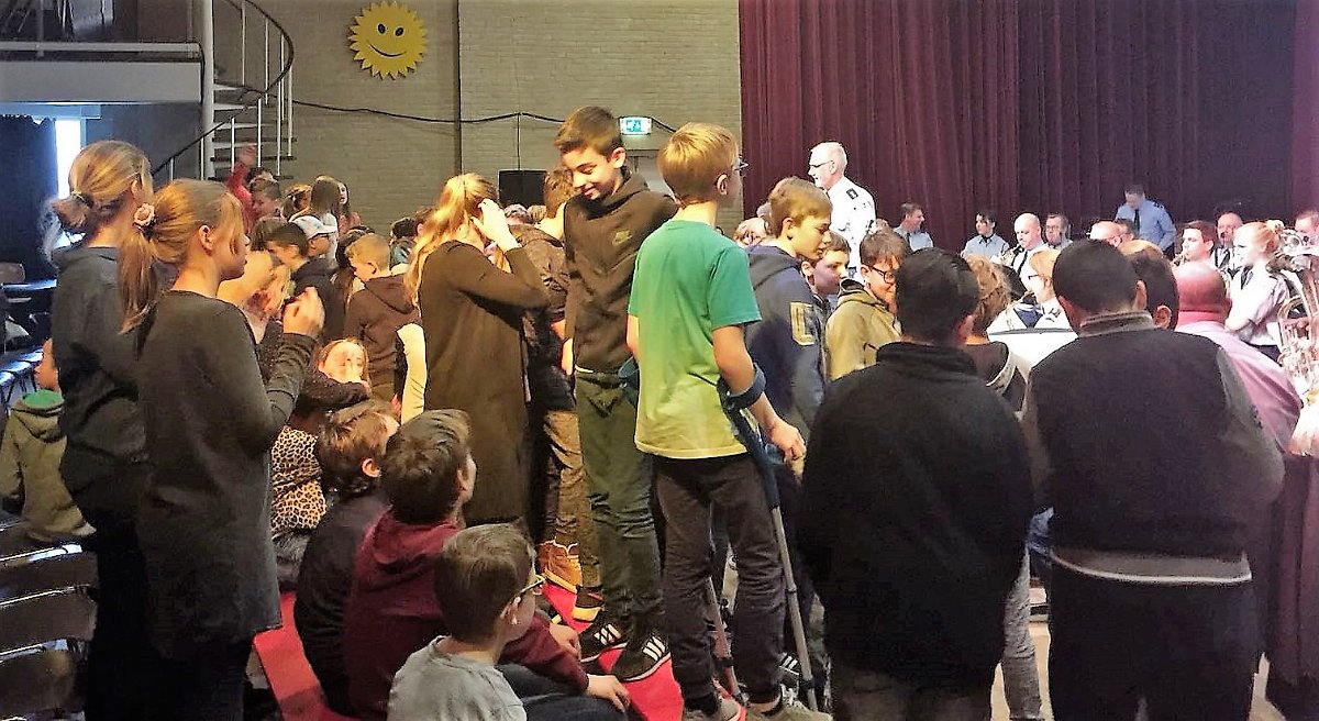 KSD2018-Muziekschool Amsterdam Noord, Het Trompetterkorps en dansende 8e-groepers